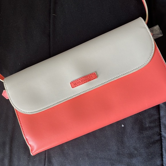 Vera Bradley New Pink White Shoulder Bag - Picture 2 of 7